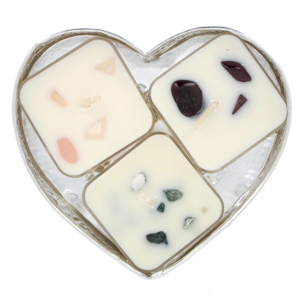 Heart Cube Bougie parfumée au soja Bougie de soja végétalienne