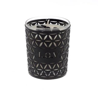 bougie parfumée LOV avec pierres semi-précieuses